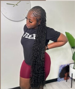 Long protective hairstyle